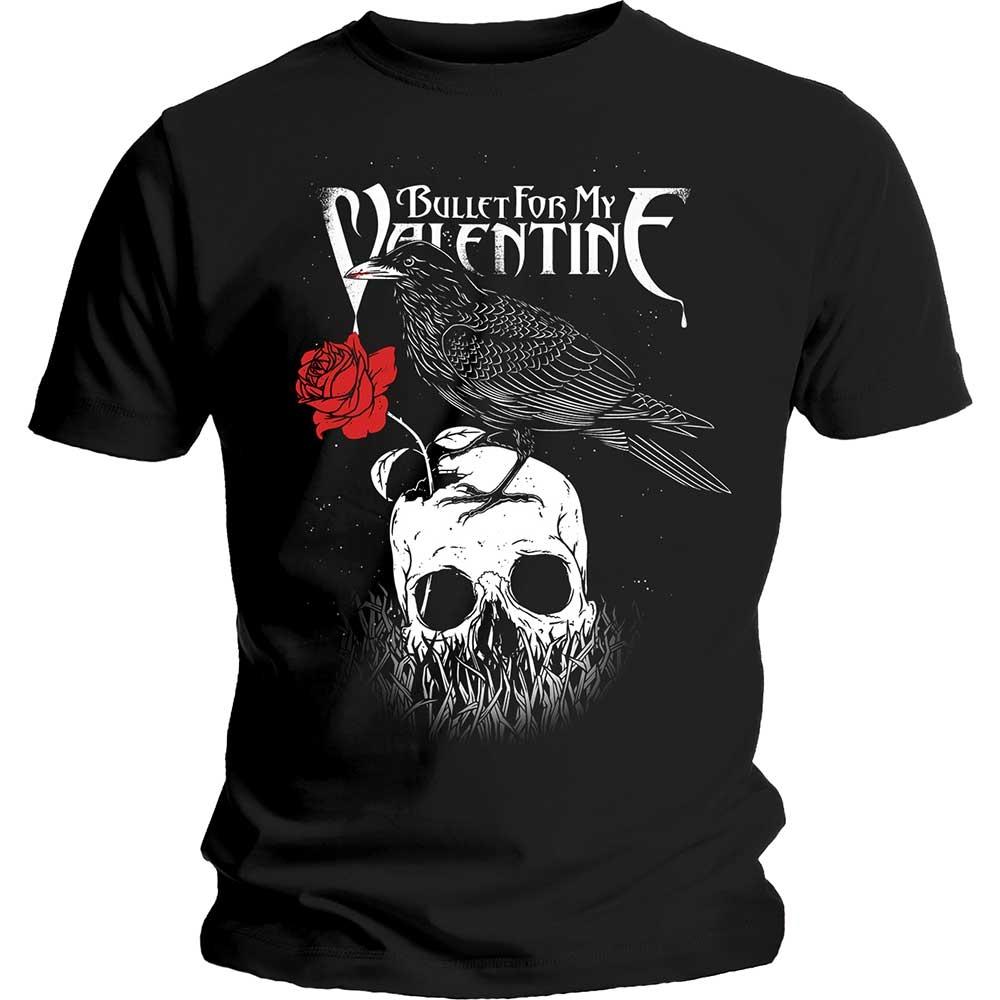 Bullet For My Valentine Unisex T-Shirt: Raven (Large)