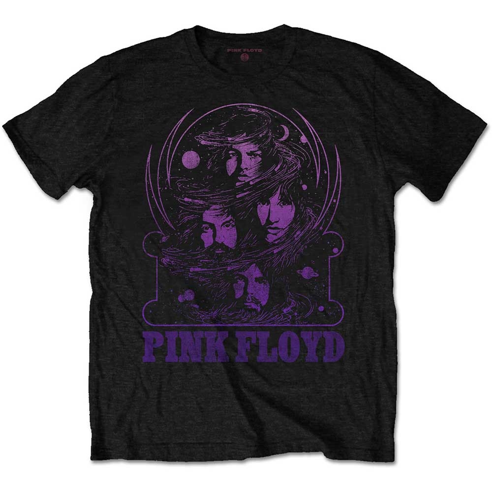Pink Floyd Unisex T-Shirt: Purple Swirl (Large)