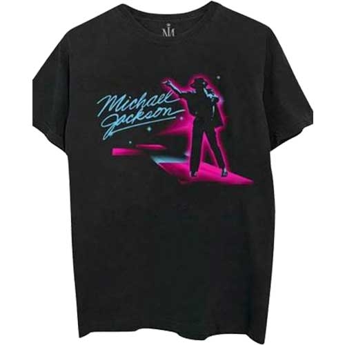 Michael Jackson Unisex T-Shirt: Neon (Large)