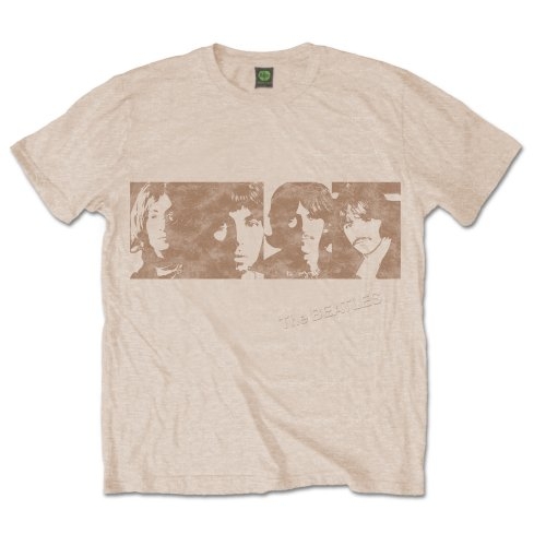 The Beatles Unisex T-Shirt: White Album Faces (X-Large)