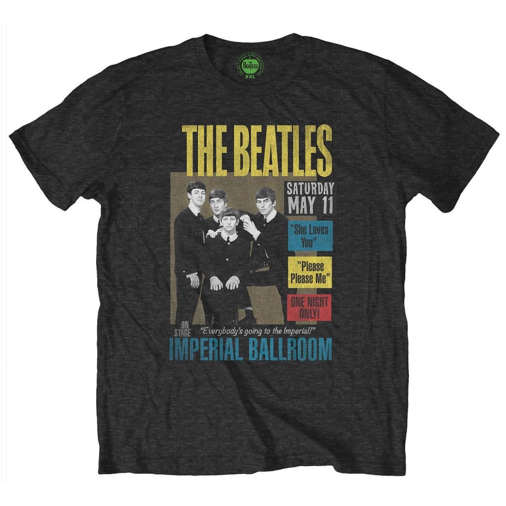 The Beatles Unisex T-Shirt: Imperial Ballroom (X-Large)