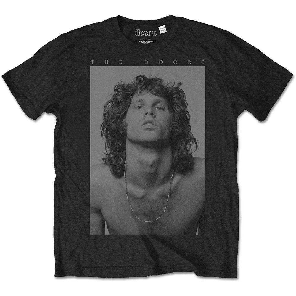 The Doors Unisex T-Shirt: Jim Beads Boyfriend (X-Large)