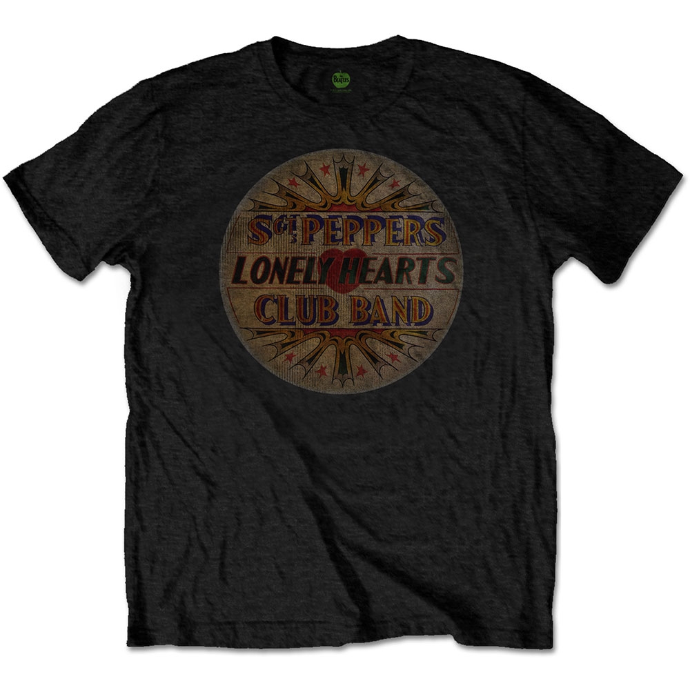 The Beatles Unisex T-Shirt: Vintage Drum Head (X-Large)
