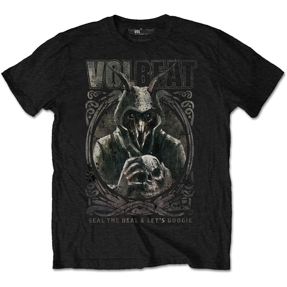 Volbeat Unisex T-Shirt: Goat with Skull (X-Large)