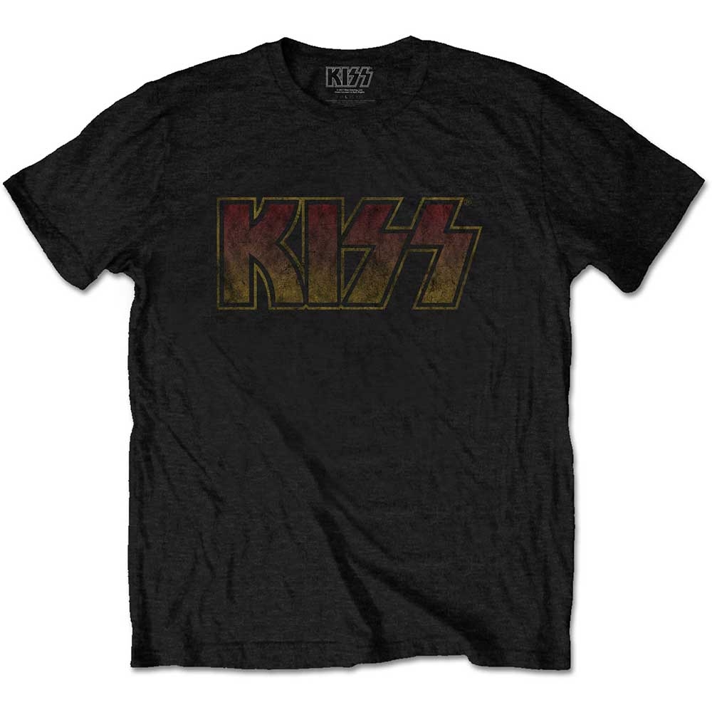 KISS Unisex T-Shirt: Vintage Classic Logo (X-Large)