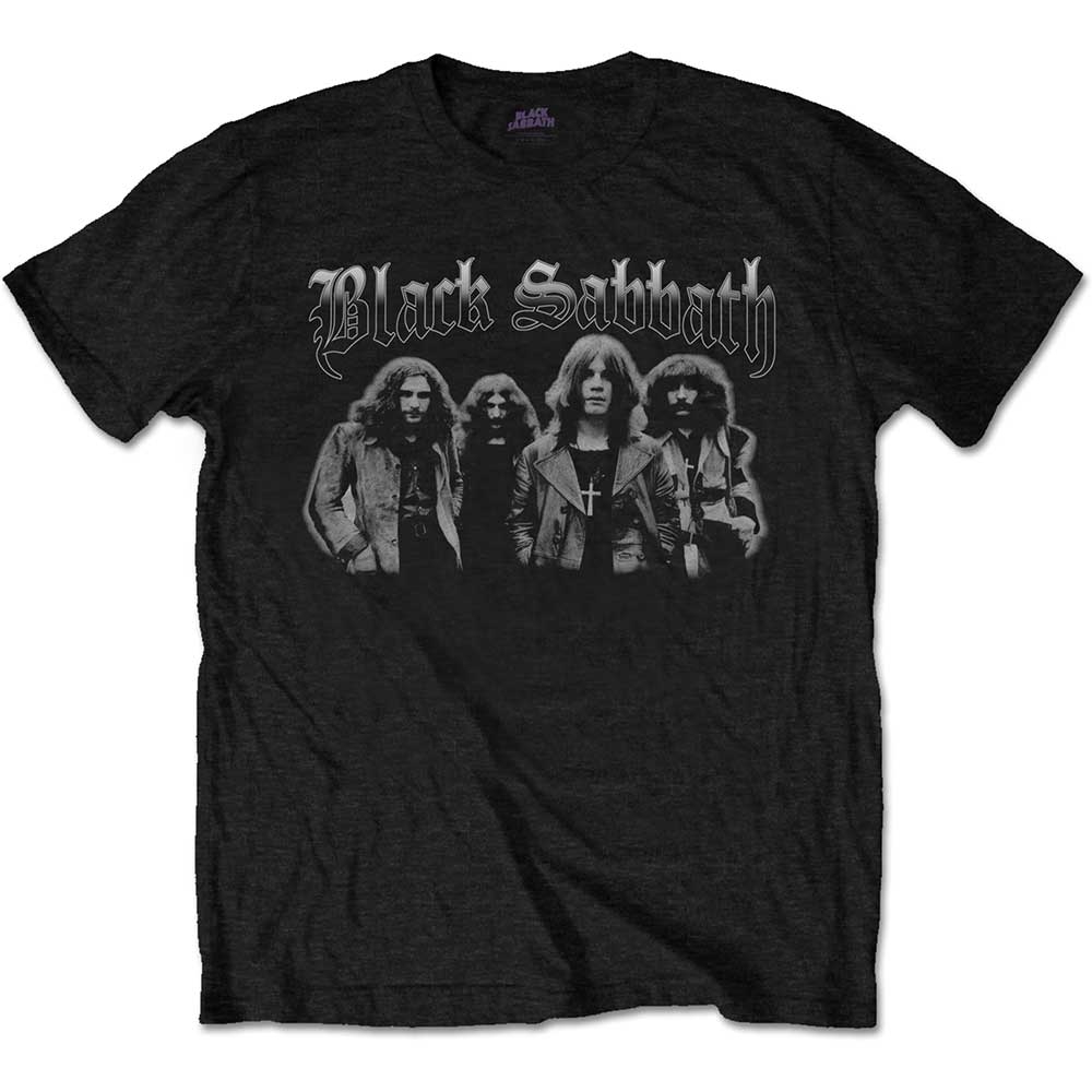 Black Sabbath Unisex T-Shirt: Greyscale Group (X-Large)