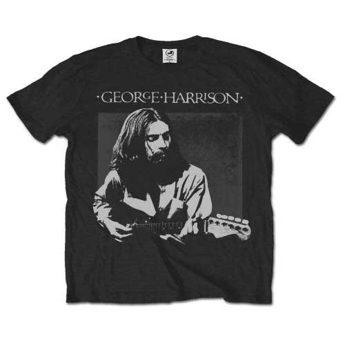 George Harrison Unisex T-Shirt: Live Portrait (X-Large)