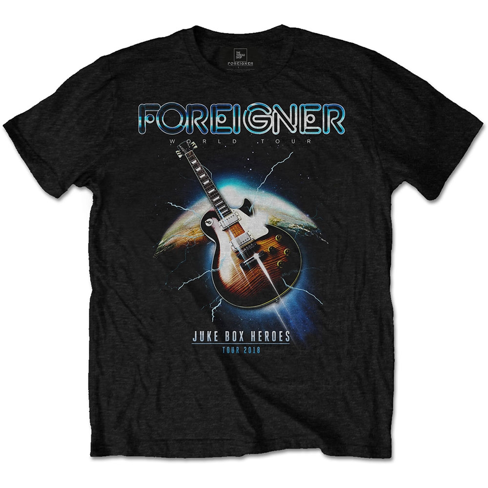 Foreigner Unisex T-Shirt: Juke Box Heroes (X-Large)