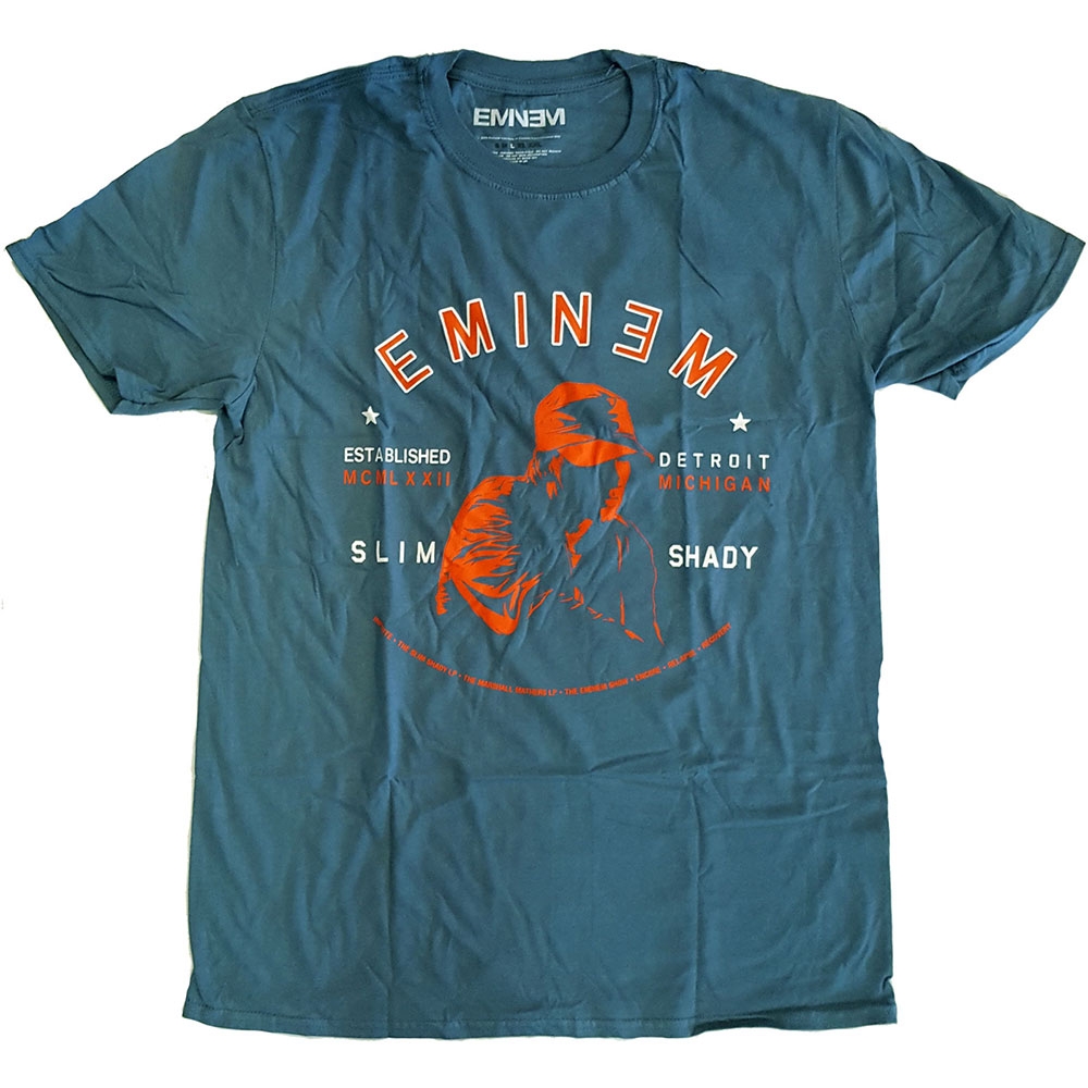 Eminem Unisex T-Shirt: Detroit Portrait (XX-Large)
