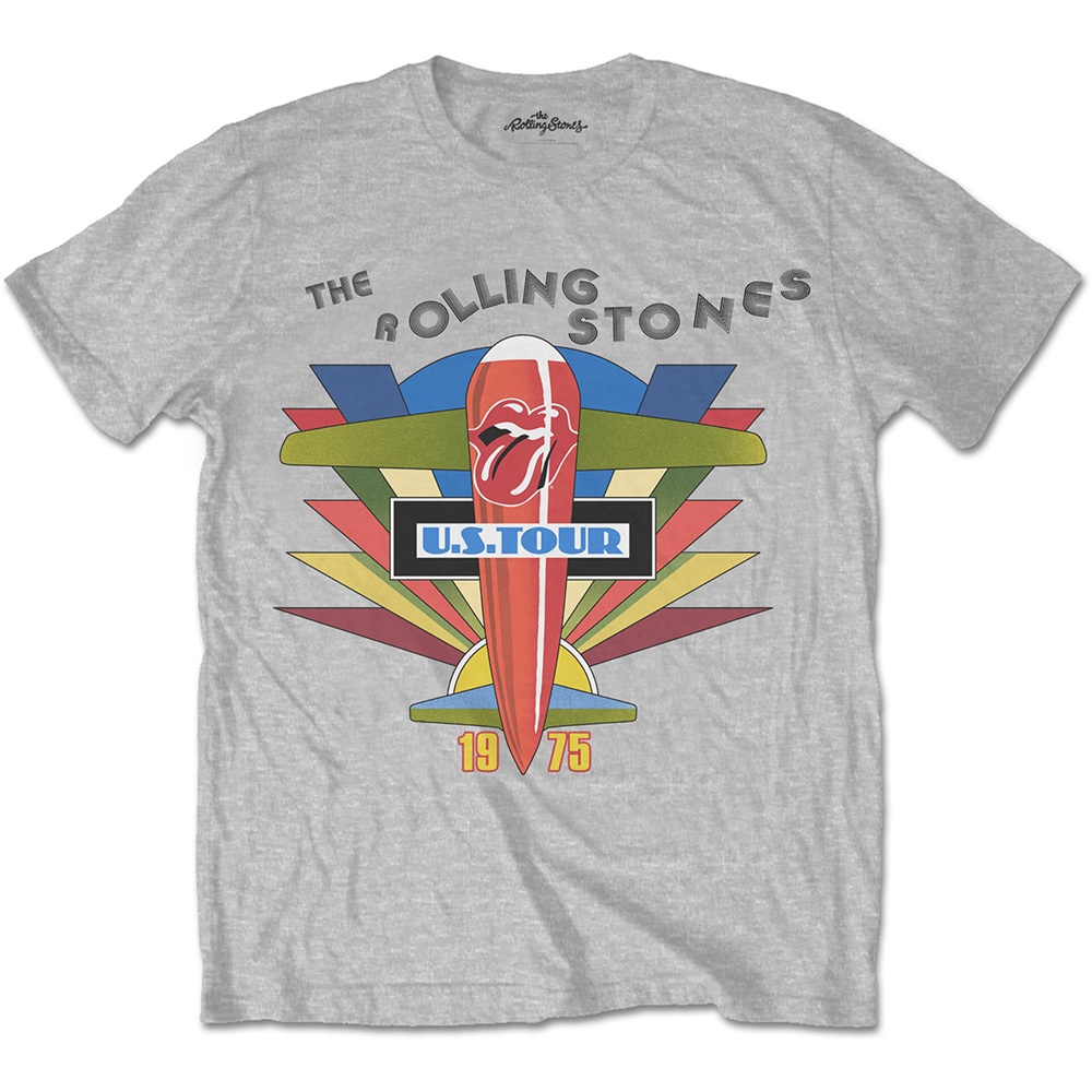 The Rolling Stones Unisex T-Shirt: Retro US Tour 1975 (XX-Large)