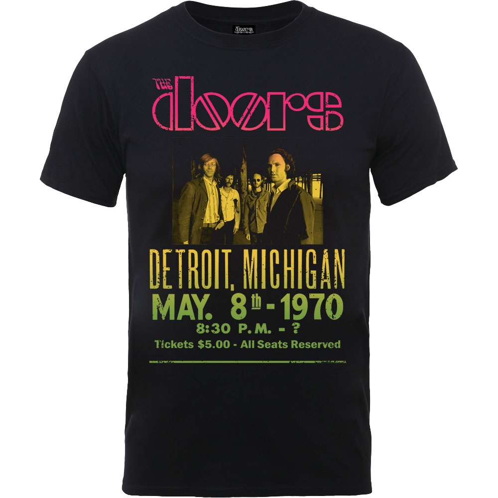 The Doors Unisex T-Shirt: Gradient Show Poster (XX-Large)