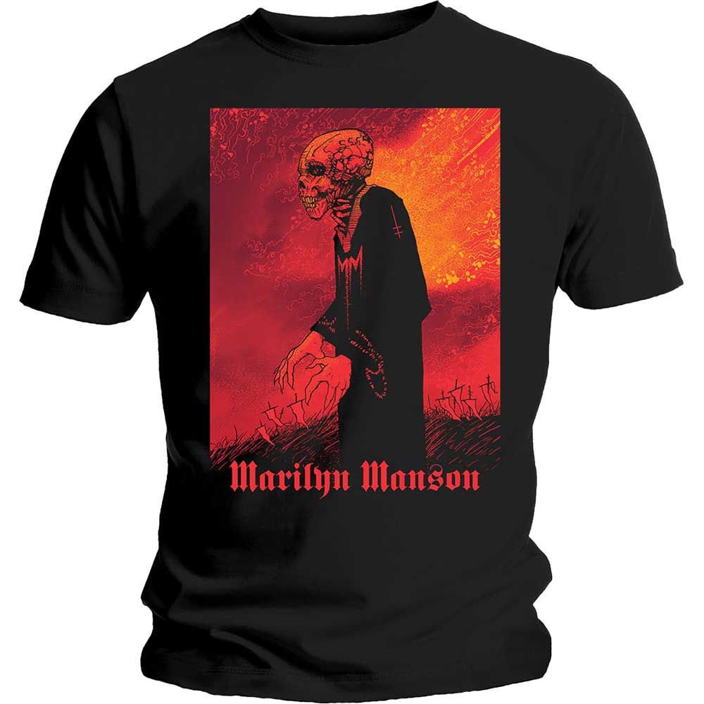 Marilyn Manson Unisex T-Shirt: Mad Monk (XX-Large)