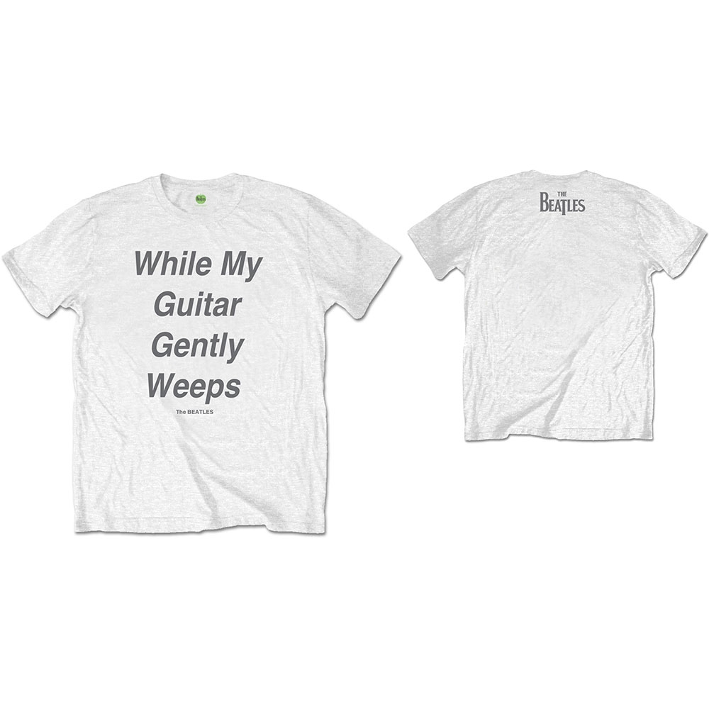 The Beatles Unisex T-Shirt: My Guitar Gently Weeps (Back Print) (Small)