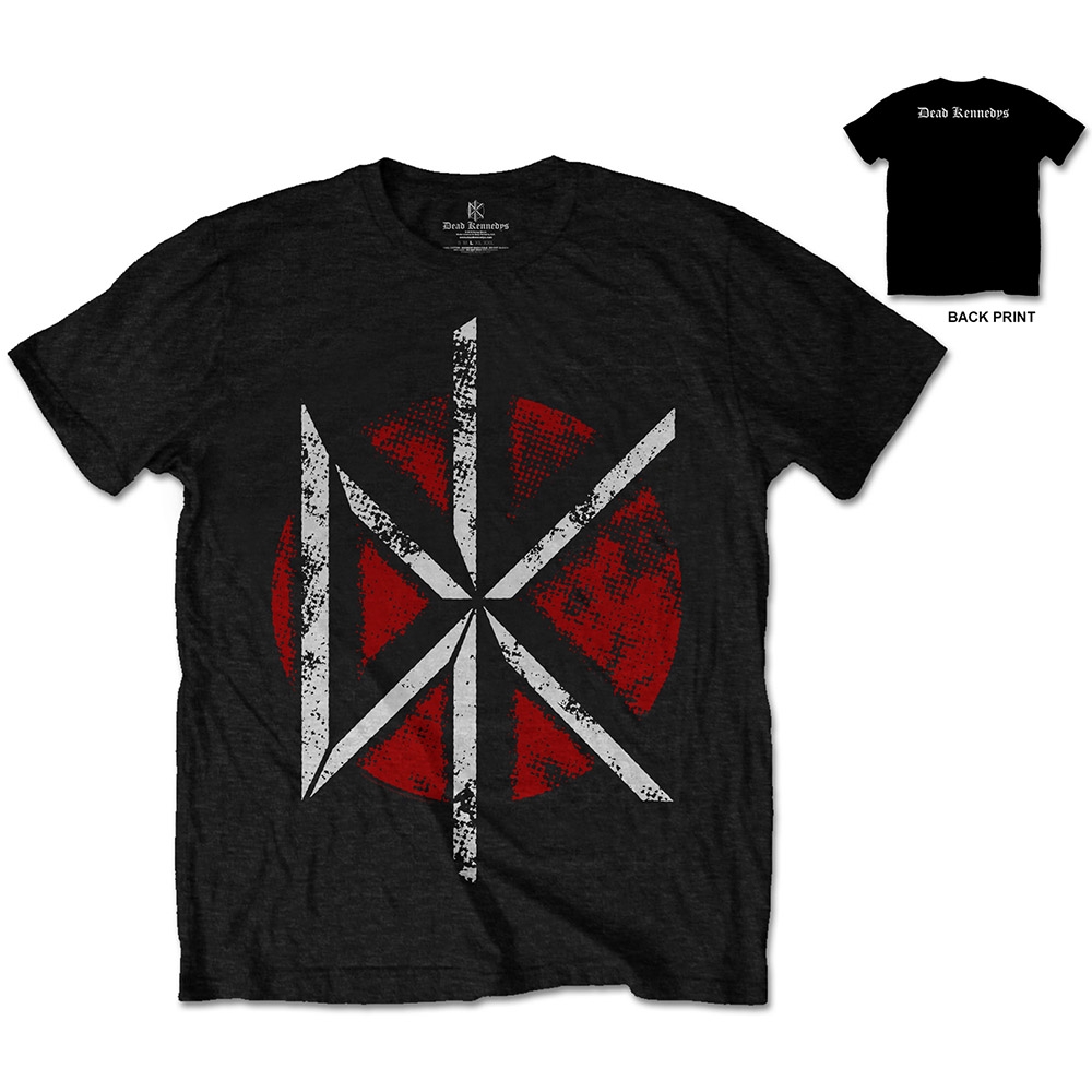 Dead Kennedys Unisex T-Shirt: Vintage Logo (Back Print) (X-Large)