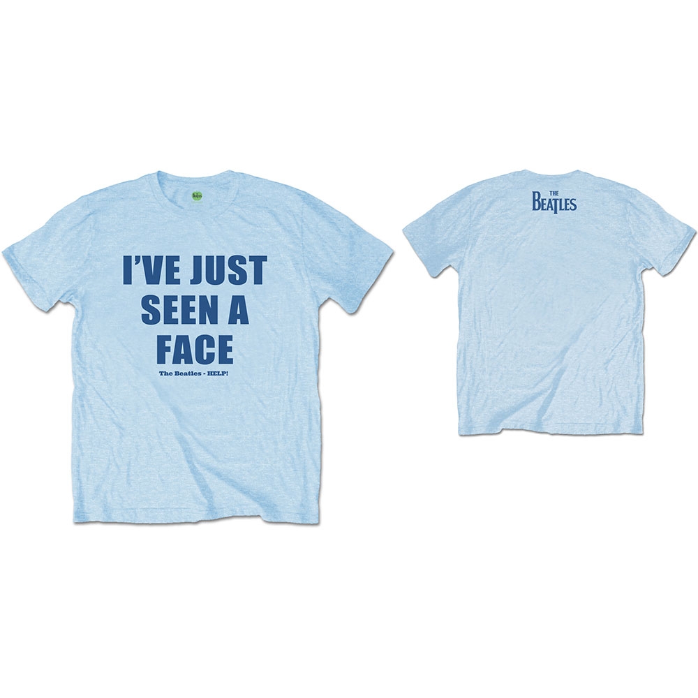 The Beatles Unisex T-Shirt: I've Just Seen A Face (Back Print) (XX-Large)