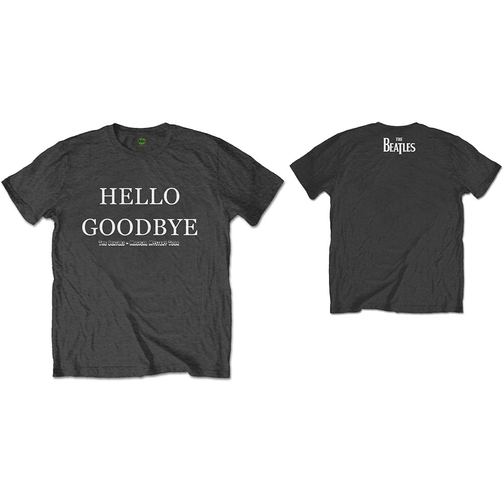 The Beatles Unisex T-Shirt: Hello, Goodbye (Back Print) (XX-Large)