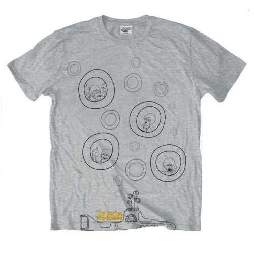 The Beatles Unisex T-Shirt: Bubbles (Large)