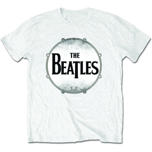 The Beatles Unisex T-Shirt: Drum Skin (X-Large)