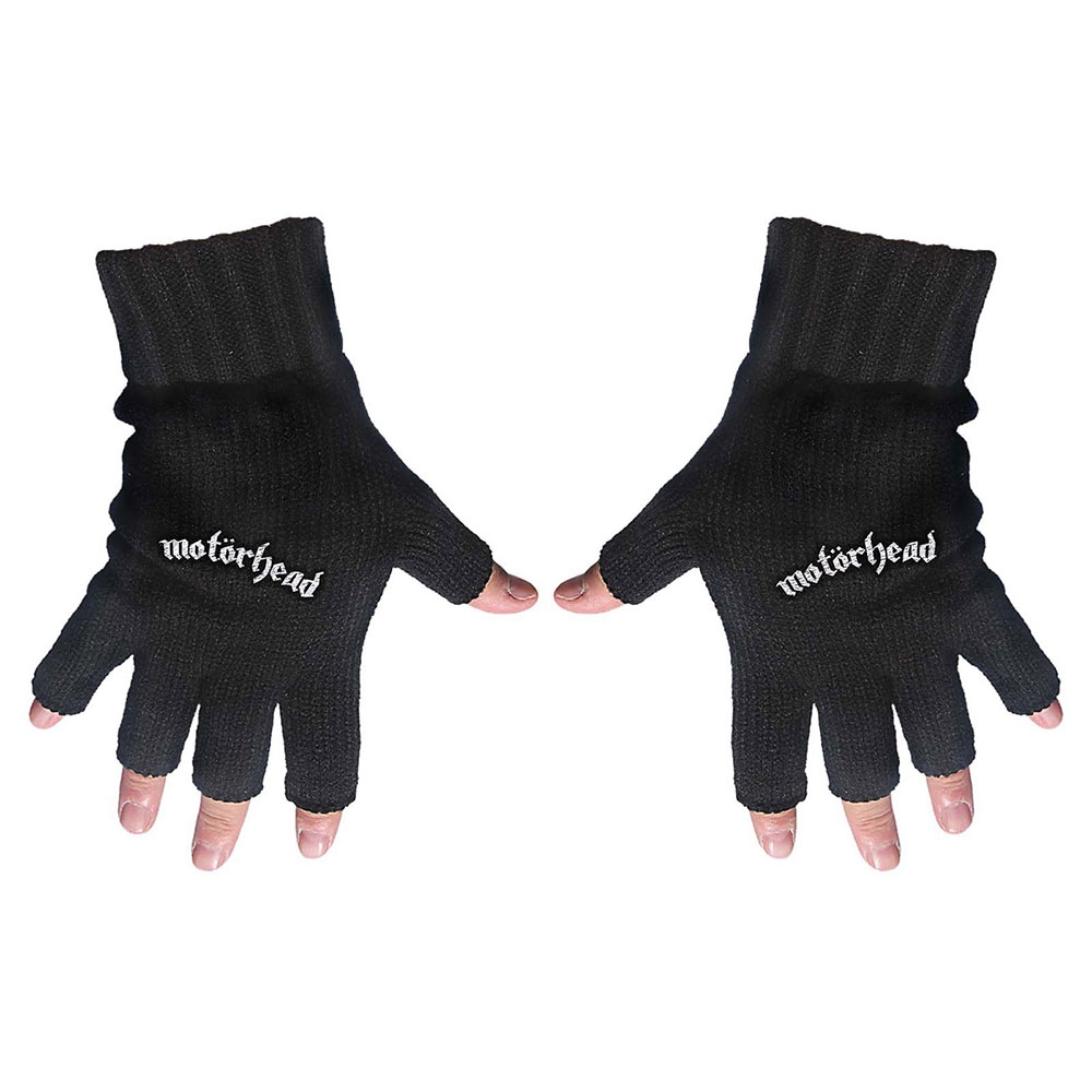 Motorhead Unisex Fingerless Gloves: Logo