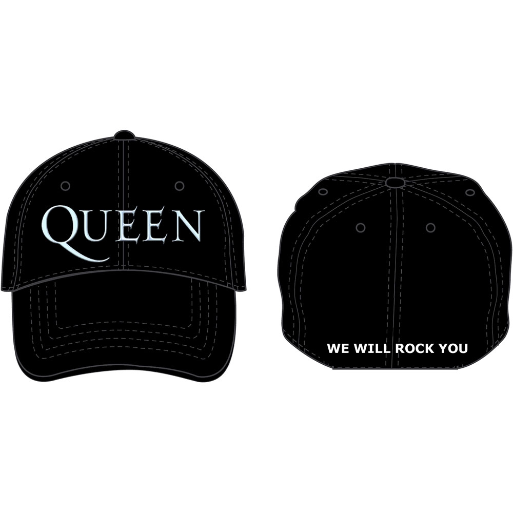 Queen Unisex Baseball Cap: Logo