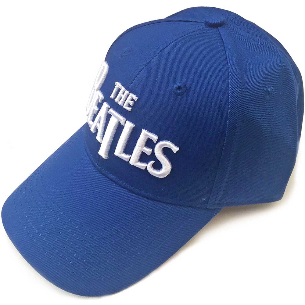 The Beatles Unisex Baseball Cap: White Drop T Logo (Mid