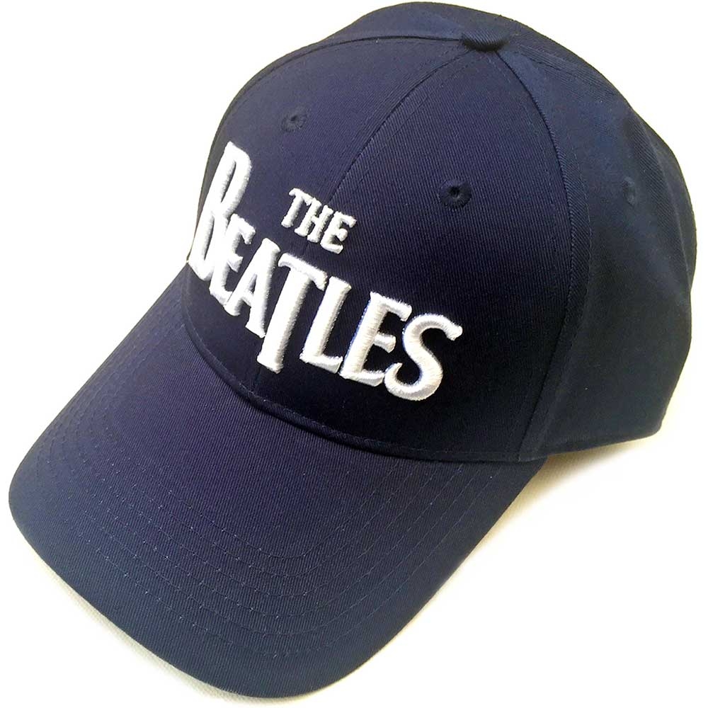 The Beatles Unisex Baseball Cap: White Drop T Logo