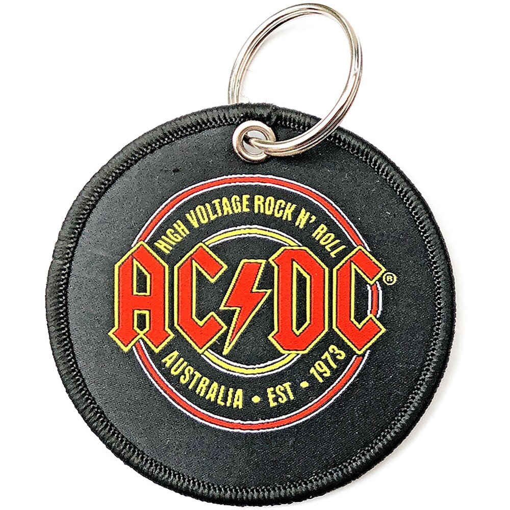 AC/DC Keychain: Est. 1973 (Double Sided Patch)