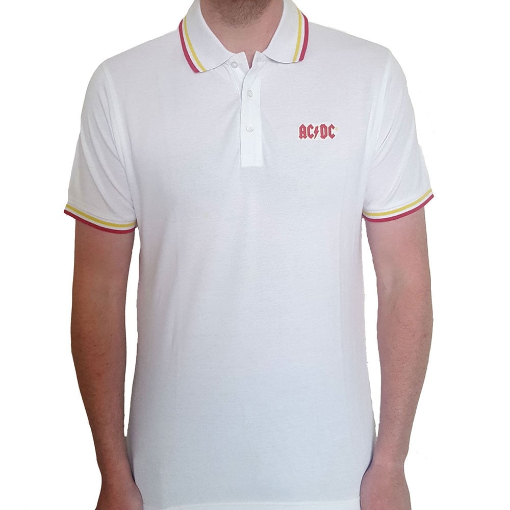 AC/DC Unisex Polo Shirt: Classic Logo (XX-Large)
