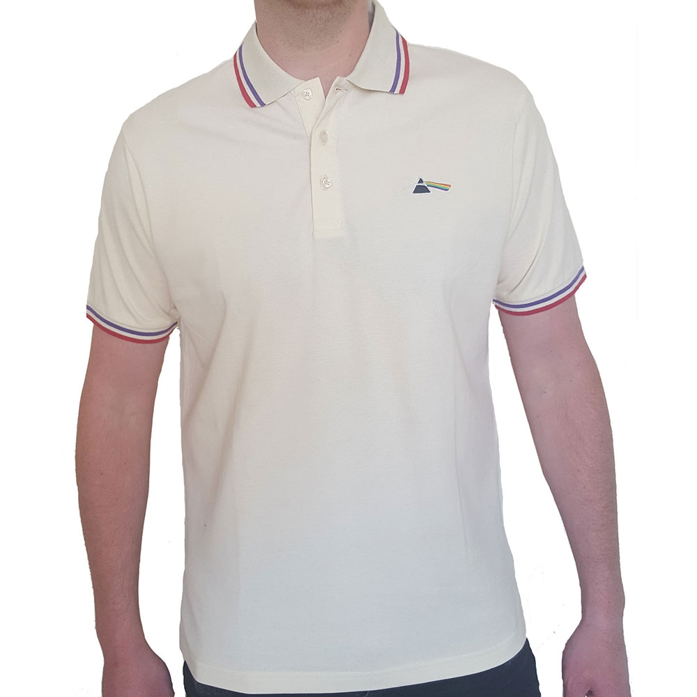 Pink Floyd Unisex Polo Shirt: Dark Side of the Moon Prism (XX-Large)