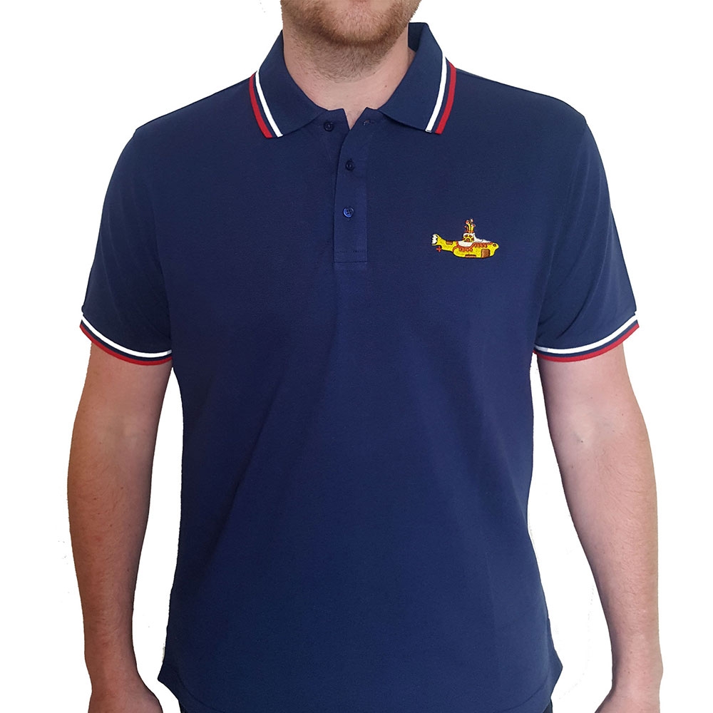 The Beatles Unisex Polo Shirt: Yellow Submarine (Medium)