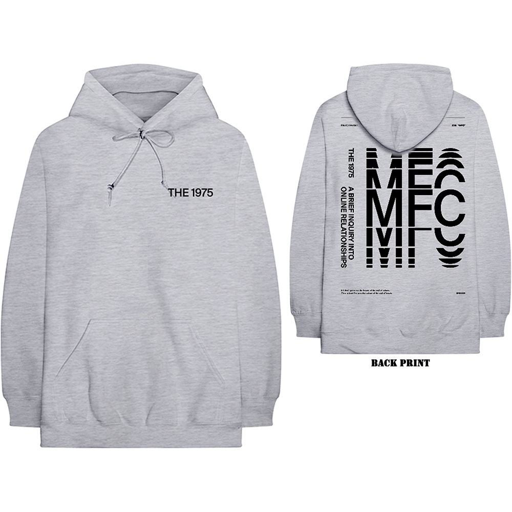 The 1975 Unisex Pullover Hoodie: ABIIOR MFC (Back Print) (Large)