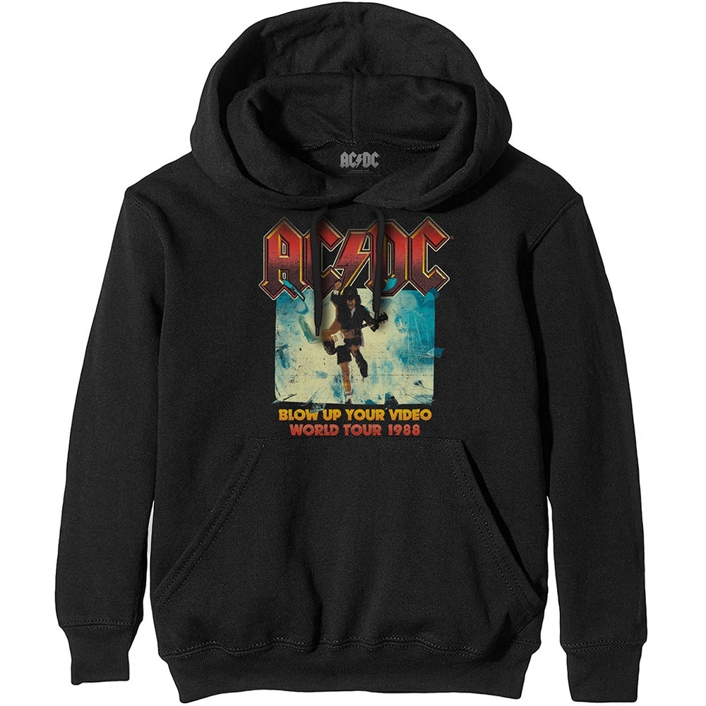 AC/DC Unisex Pullover Hoodie: Blow Up Your Video (X-Large)