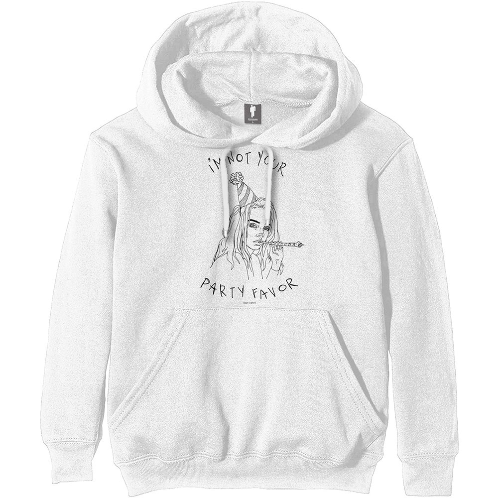 Billie Eilish Unisex Pullover Hoodie: Party Favor (XXX-Large)