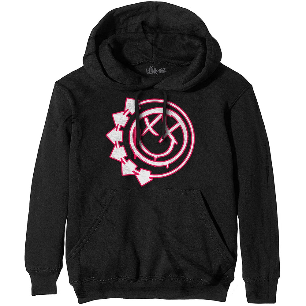 Blink-182 Unisex Pullover Hoodie: Six Arrow Smiley (X-Large)