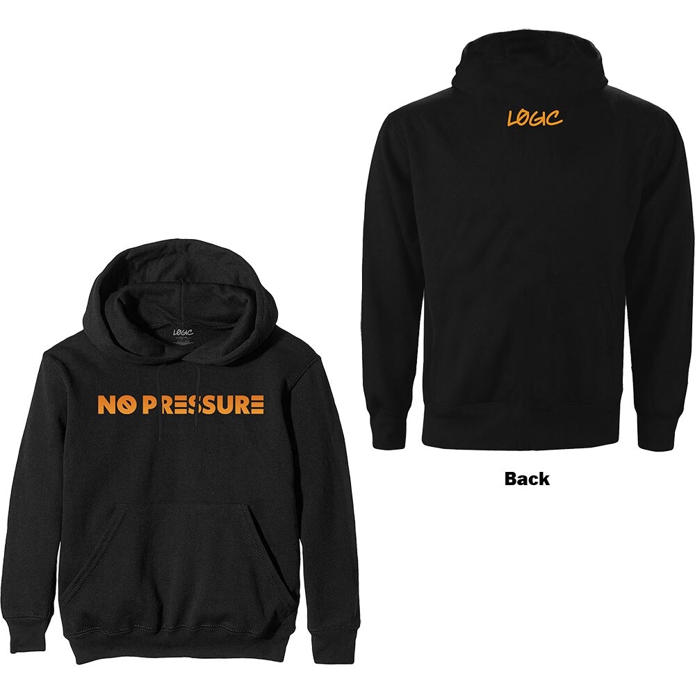 Logic Unisex Pullover Hoodie: No Pressure Gradient (Back Print) (Small)