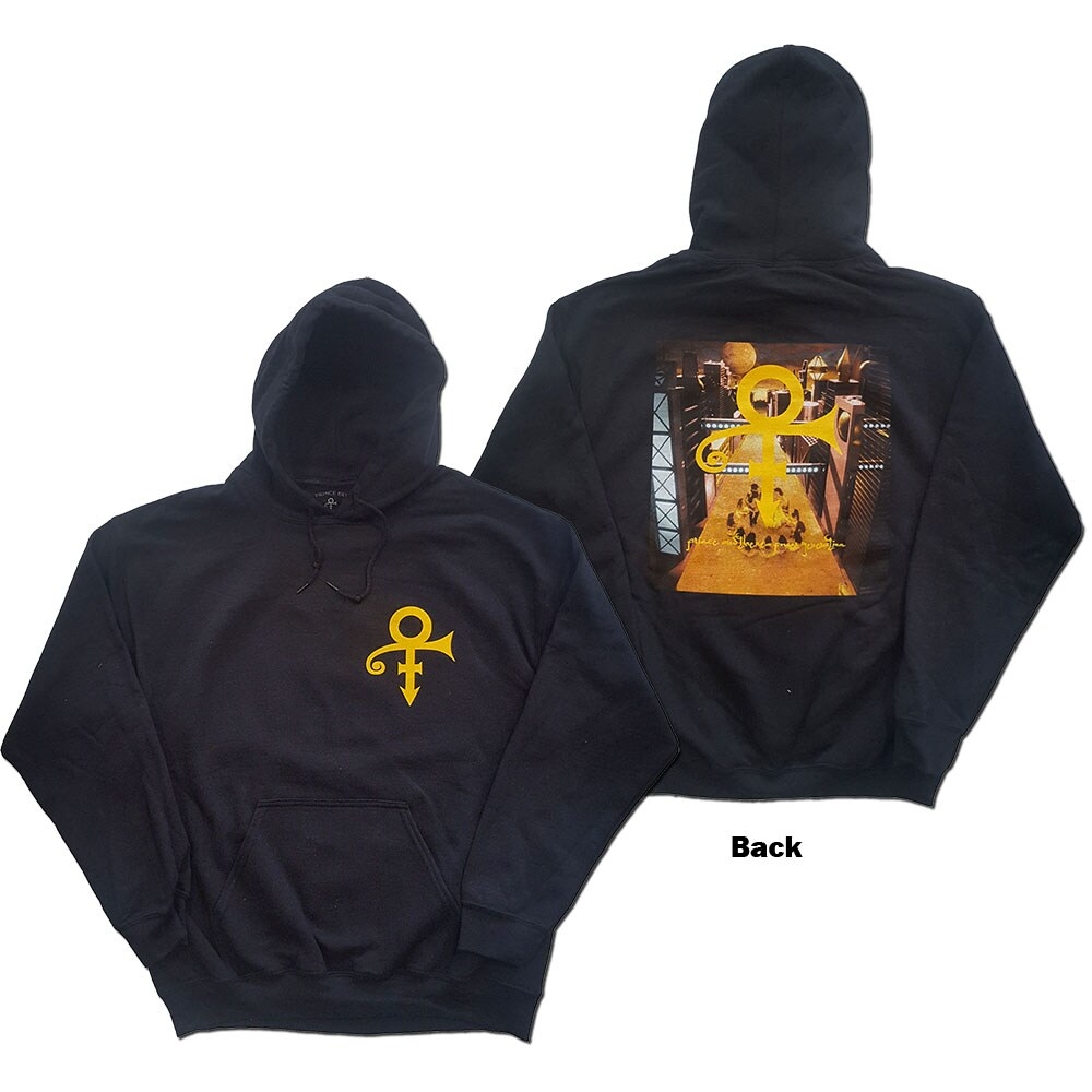 Prince Unisex Pullover Hoodie: Love Symbol (Back Print) (Large)