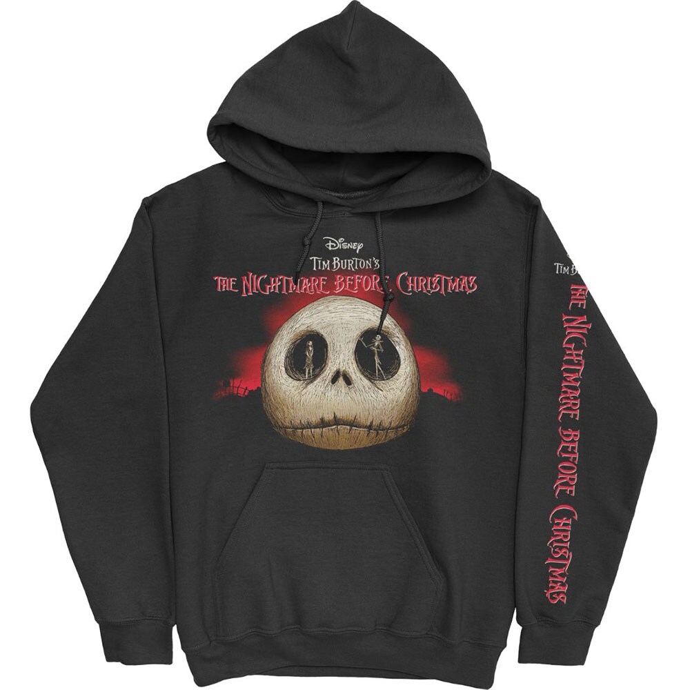 Disney Unisex Pullover Hoodie: Jack Skull Eyes (XX-Large)