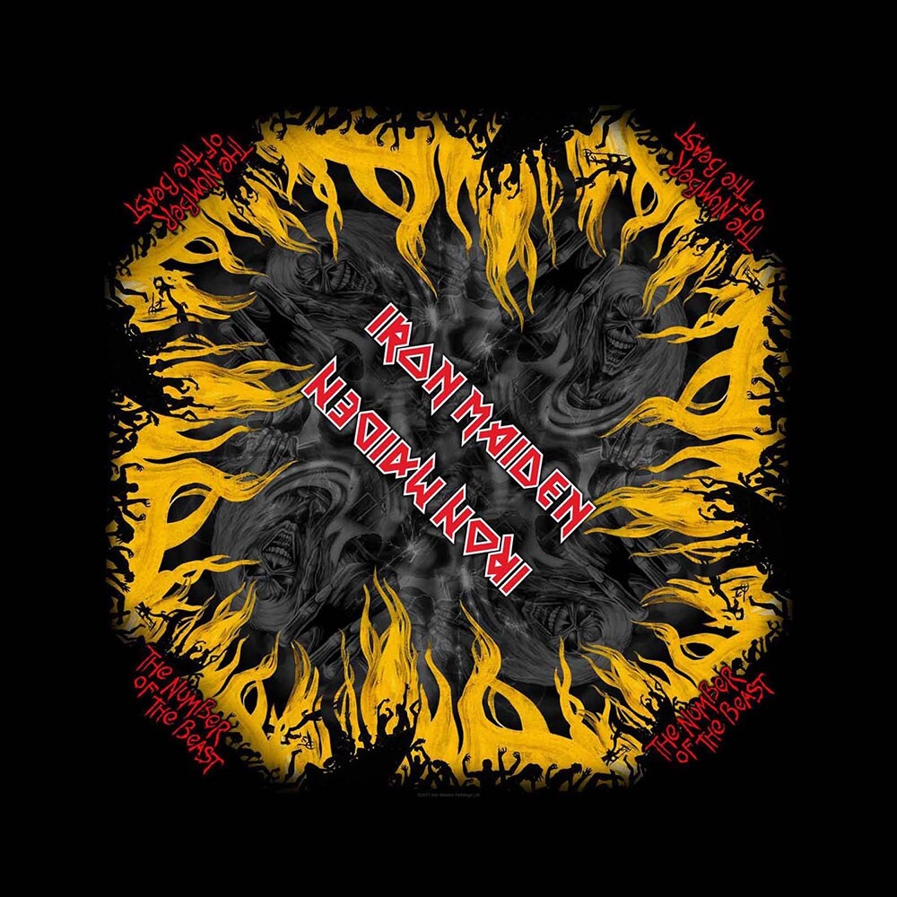 Iron Maiden Unisex Bandana: The Number Of The Beast
