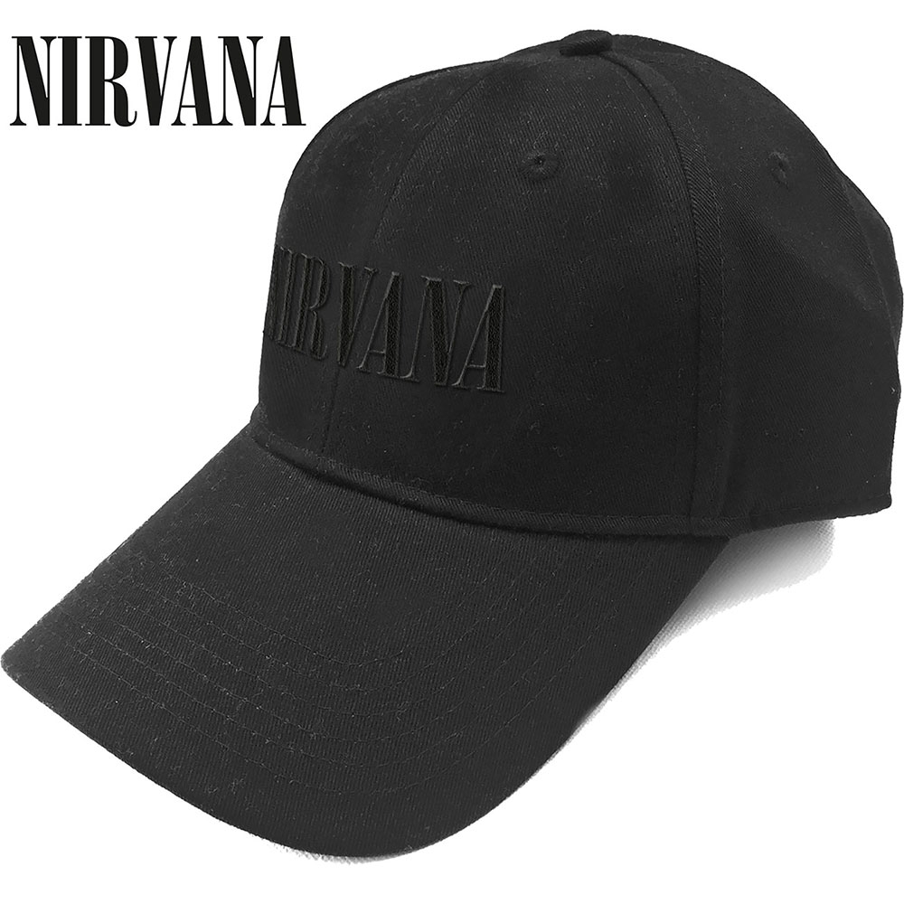 Nirvana Unisex Baseball Cap: Text Logo