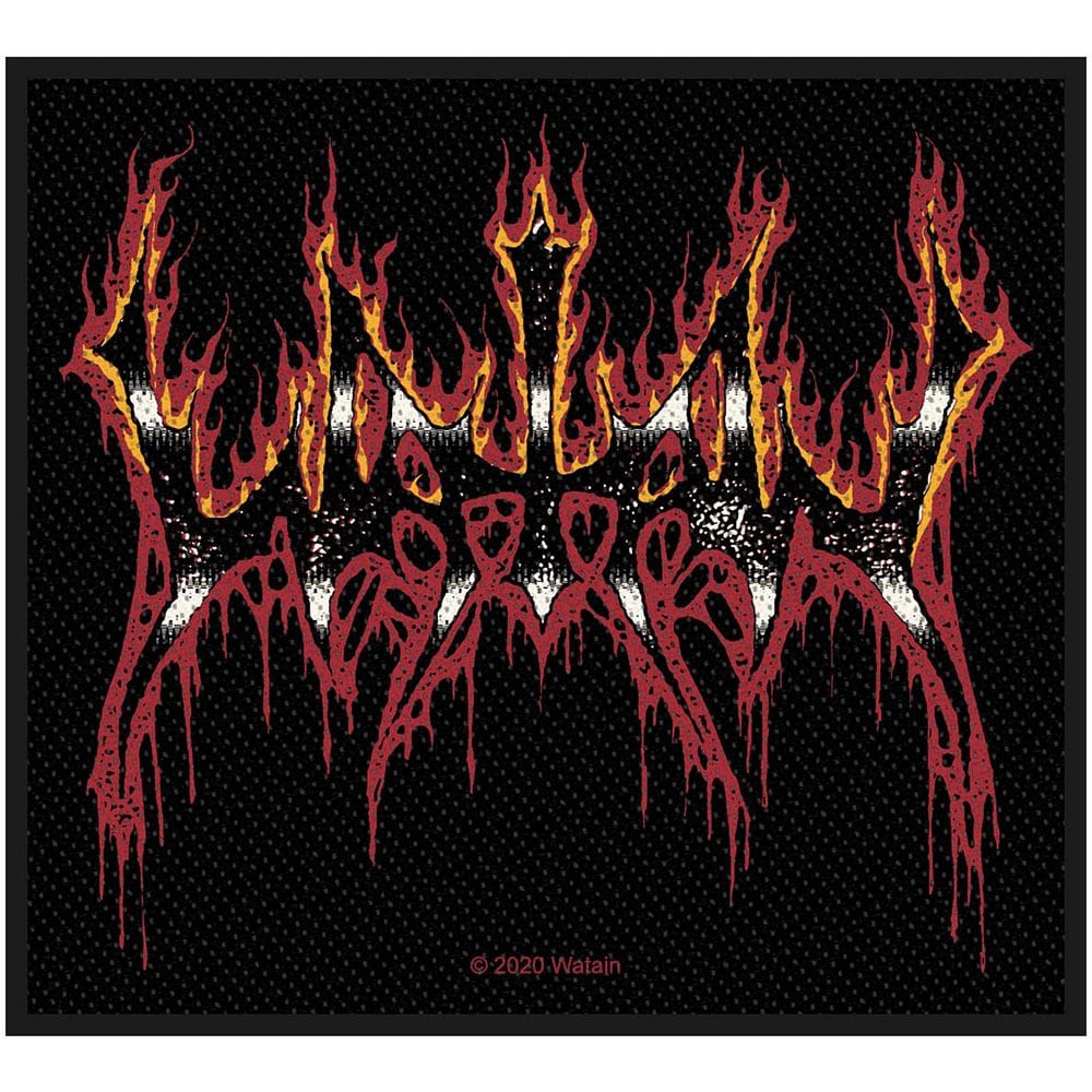 Watain Standard Patch: Flaming Logo