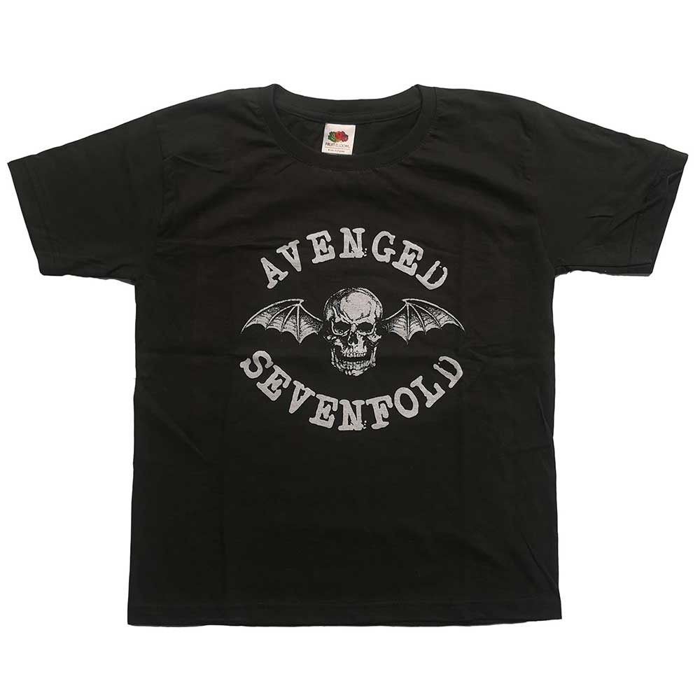 Avenged Sevenfold Kids T-Shirt: Classic Deathbat (7-8 Years)