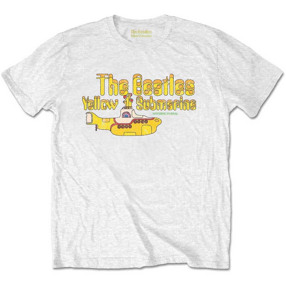 The Beatles Unisex T-Shirt: Nothing is Real (Retail Pack) (Large)