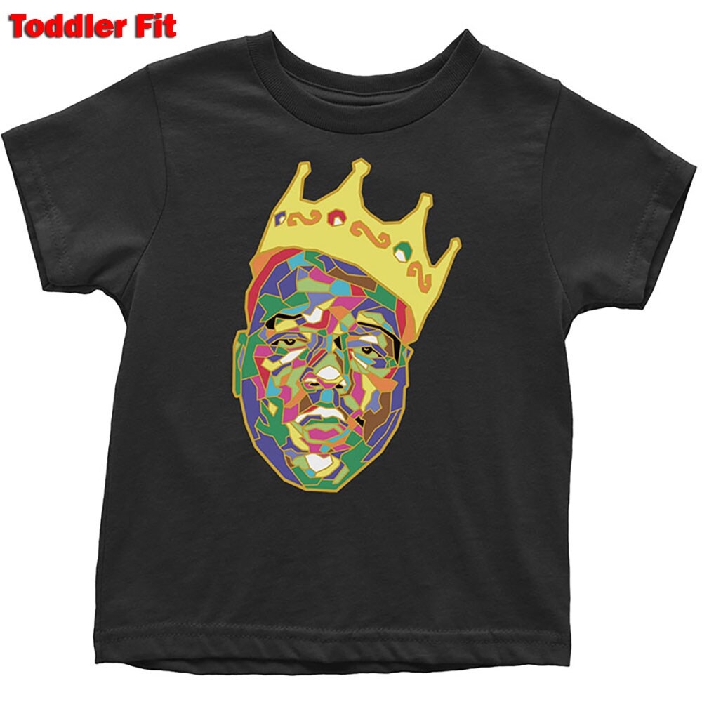 Biggie Smalls Kids Toddler T-Shirt: Crown (4 Years)