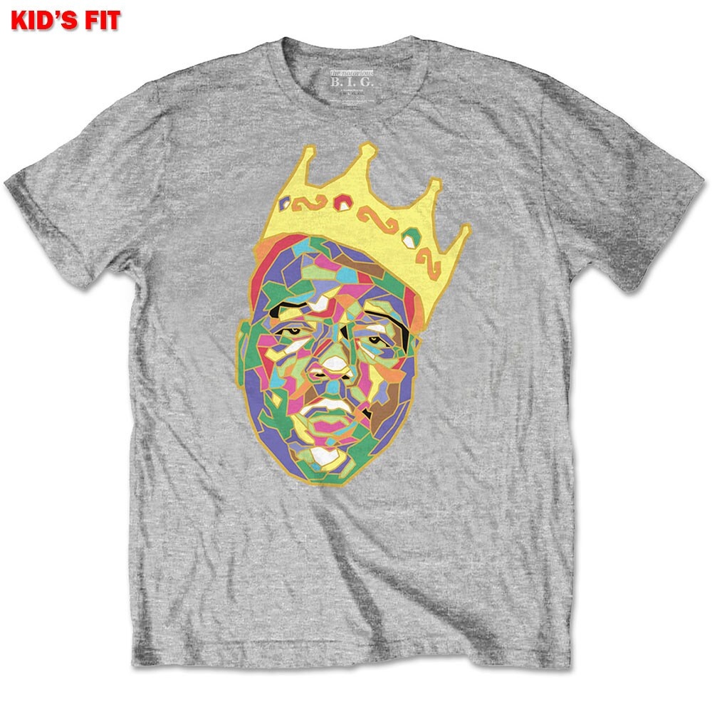 Biggie Smalls Kids T-Shirt: Crown (7-8 Years)