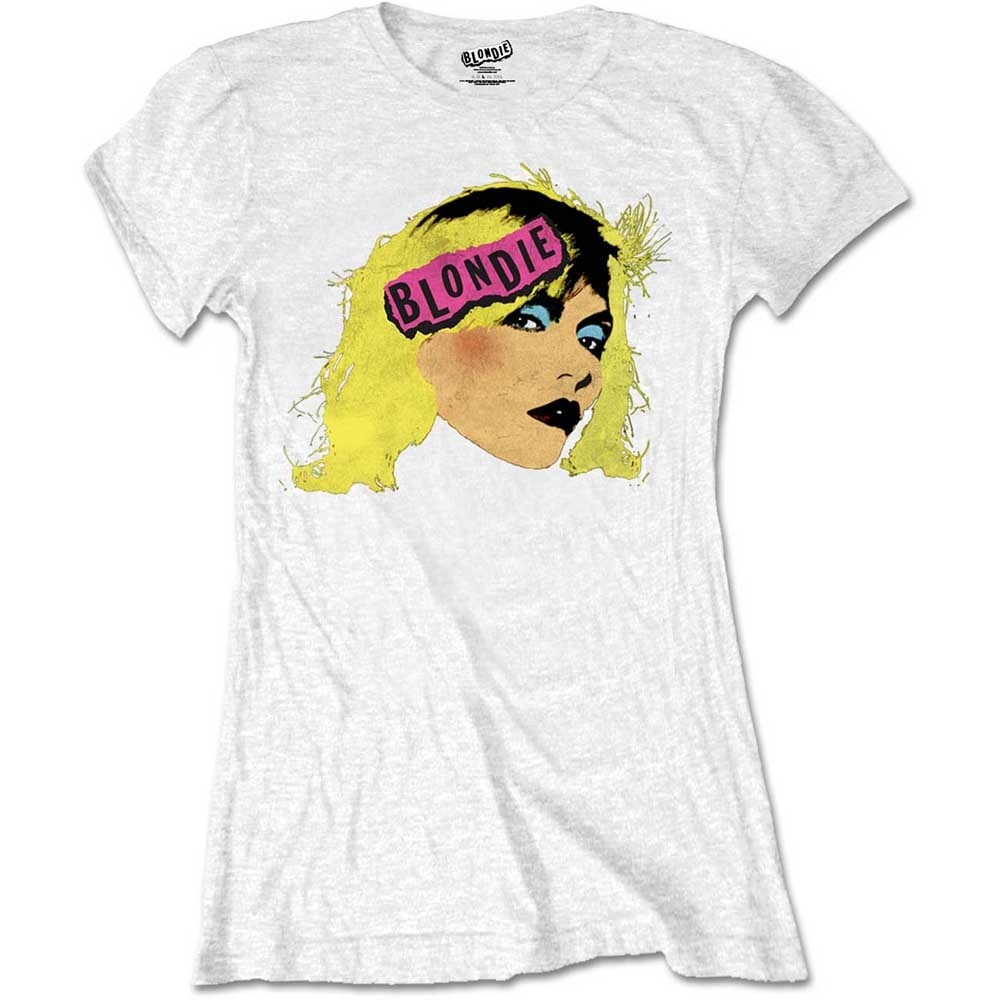 Blondie Ladies T-Shirt: Punk Logo (Retail Pack) (Medium)