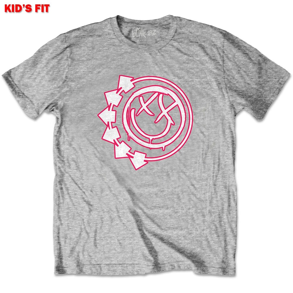 Blink-182 Kids T-Shirt: Six Arrow Smiley (5-6 Years)