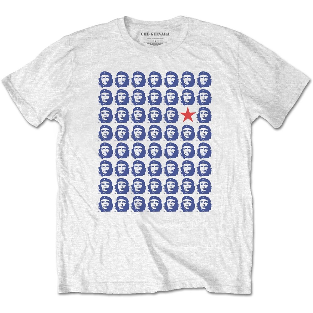 Che Guevara Unisex T-Shirt: Heads (Small)