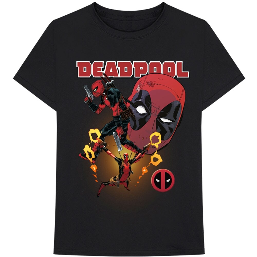 Marvel Comics Unisex T-Shirt: Deadpool Collage 2 (X-Large)