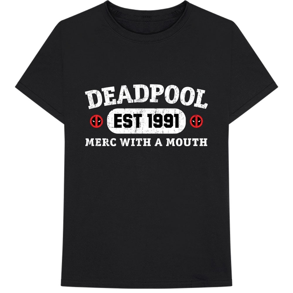 Marvel Comics Unisex T-Shirt: Deadpool Merc With A Mouth (X-Large)