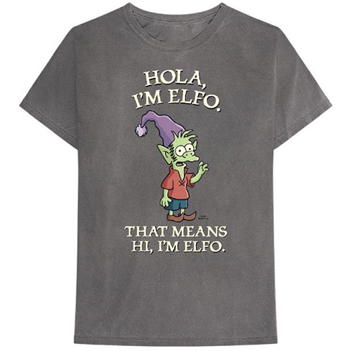Disenchantment Unisex T-Shirt: Hola I'm Elfo (XX-Large)